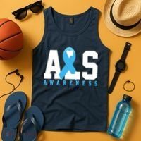 Als Blue Ribbon Awareness Tank Top thumb 4