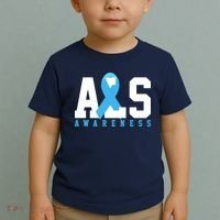 Als Blue Ribbon Awareness Toddler T-Shirt thumb 2