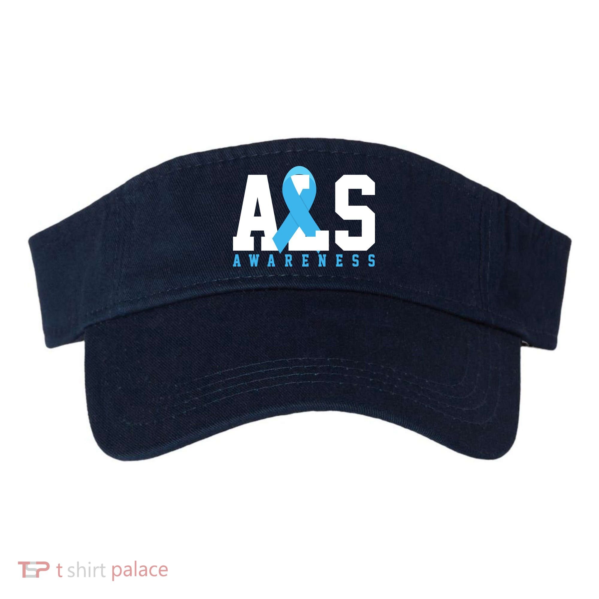 Als Blue Ribbon Awareness Visor