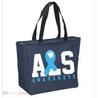 Als Blue Ribbon Awareness Tote Bag thumb 2