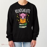 Axolotl Books Readsalotl Reading Bookworm Women's Sweatshirt thumb 0