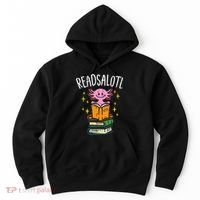 Axolotl Books Readsalotl Reading Bookworm Hoodie thumb 0