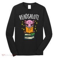 Axolotl Books Readsalotl Reading Bookworm Long Sleeve Shirt thumb 0