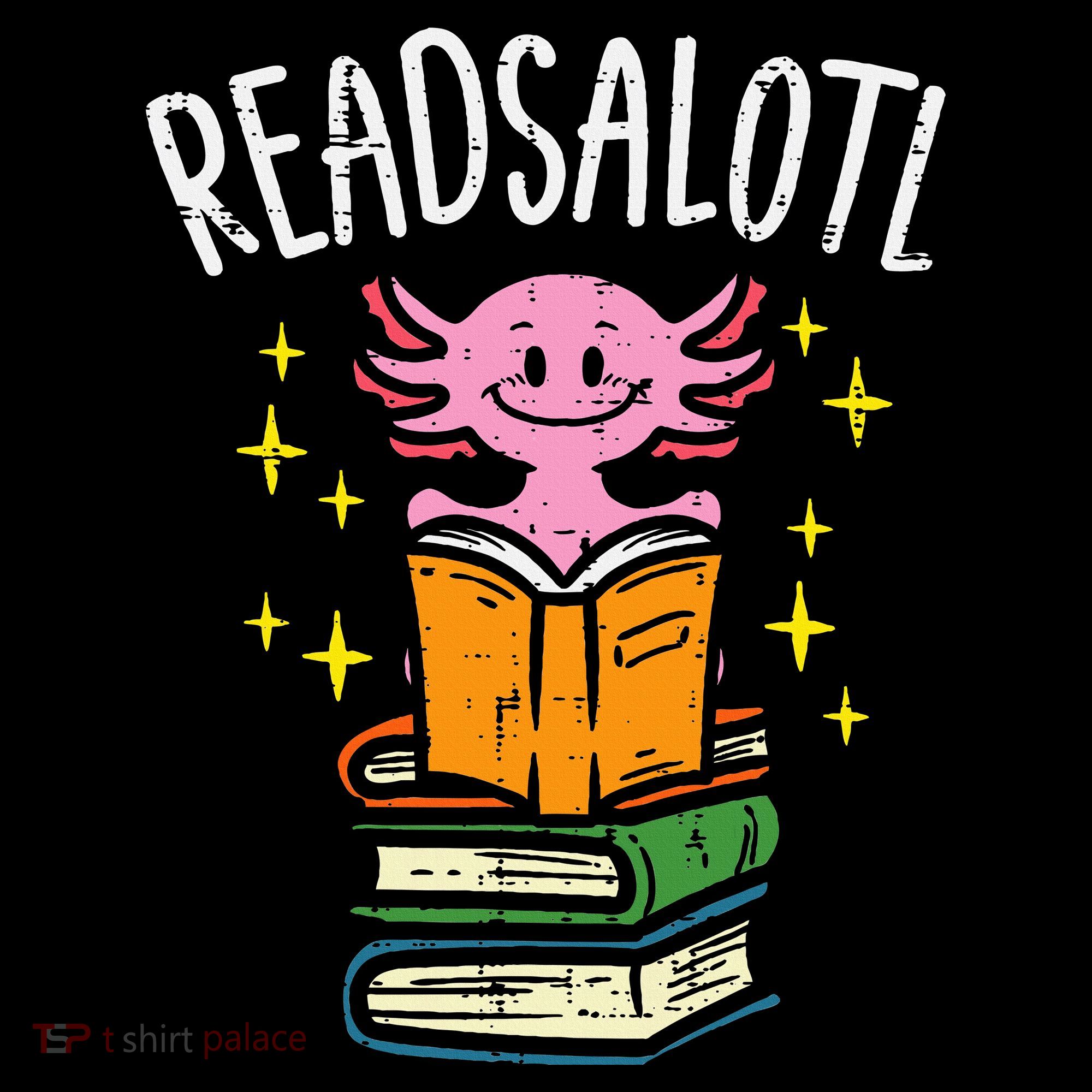 Axolotl Books Readsalotl Reading Bookworm Women's Hoodie