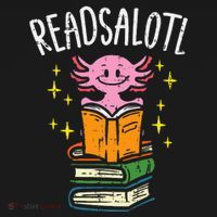 Axolotl Books Readsalotl Reading Bookworm Mousepad thumb 1