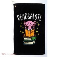 Axolotl Books Readsalotl Reading Bookworm Golf Towel thumb 0