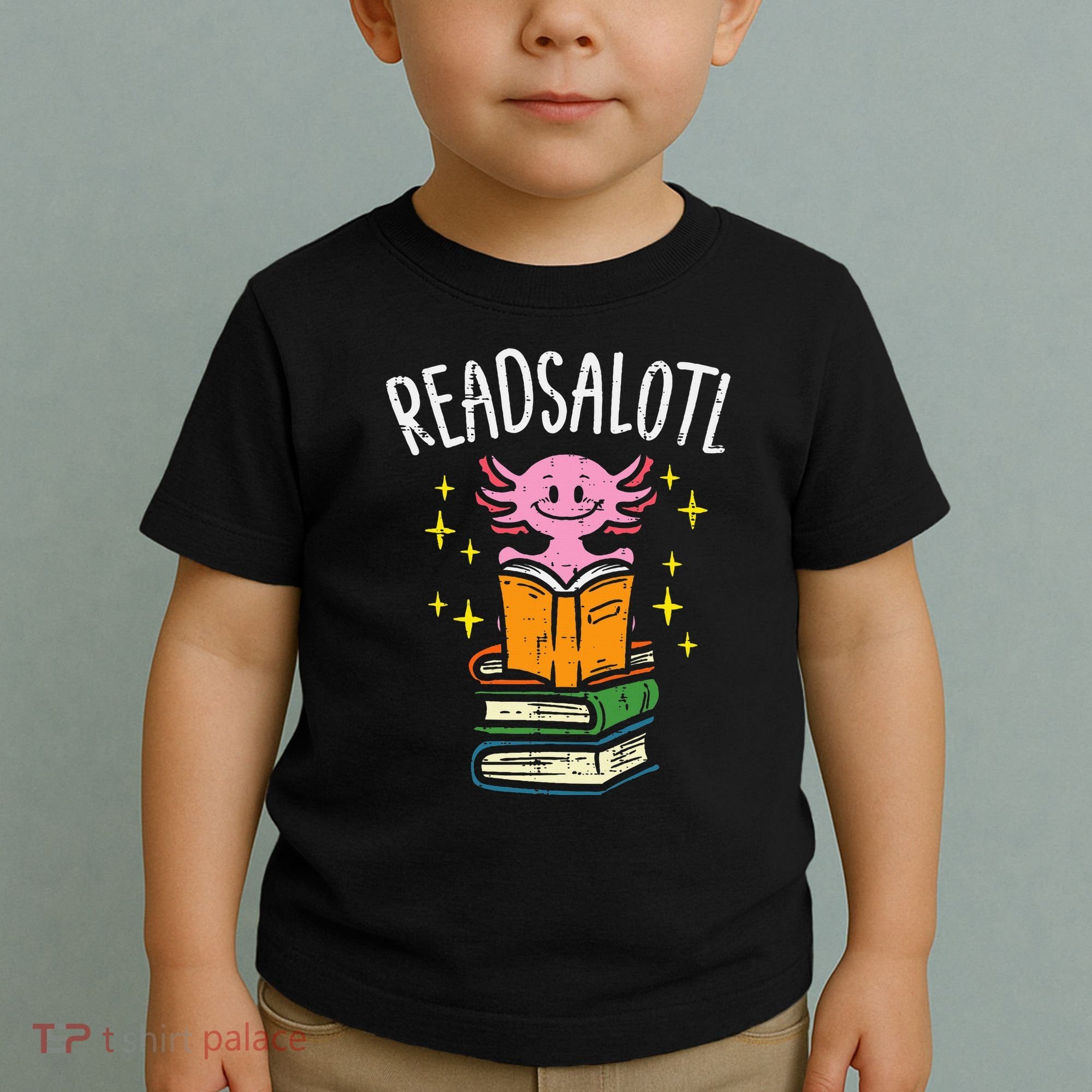 Axolotl Books Readsalotl Reading Bookworm Toddler T-Shirt