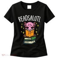 Axolotl Books Readsalotl Reading Bookworm Women's T-Shirt thumb 0