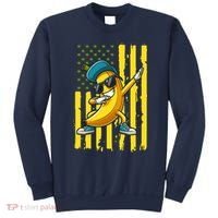 American Banana Retro USA Flag Dabbing Bananas Sweatshirt thumb 0