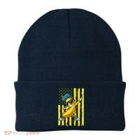 American Banana Retro USA Flag Dabbing Bananas Beanie thumb 0