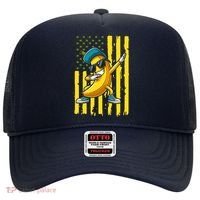 American Banana Retro USA Flag Dabbing Bananas Hat thumb 0