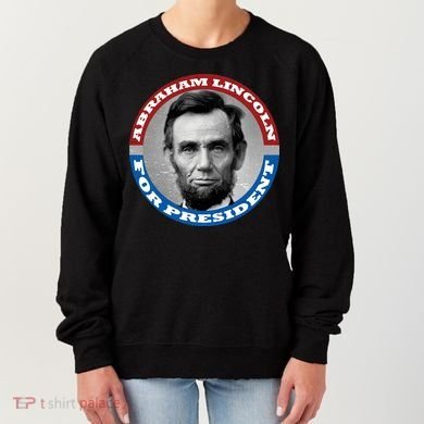 Abraham Abe Lincoln For President Retro Women's Sweatshirt