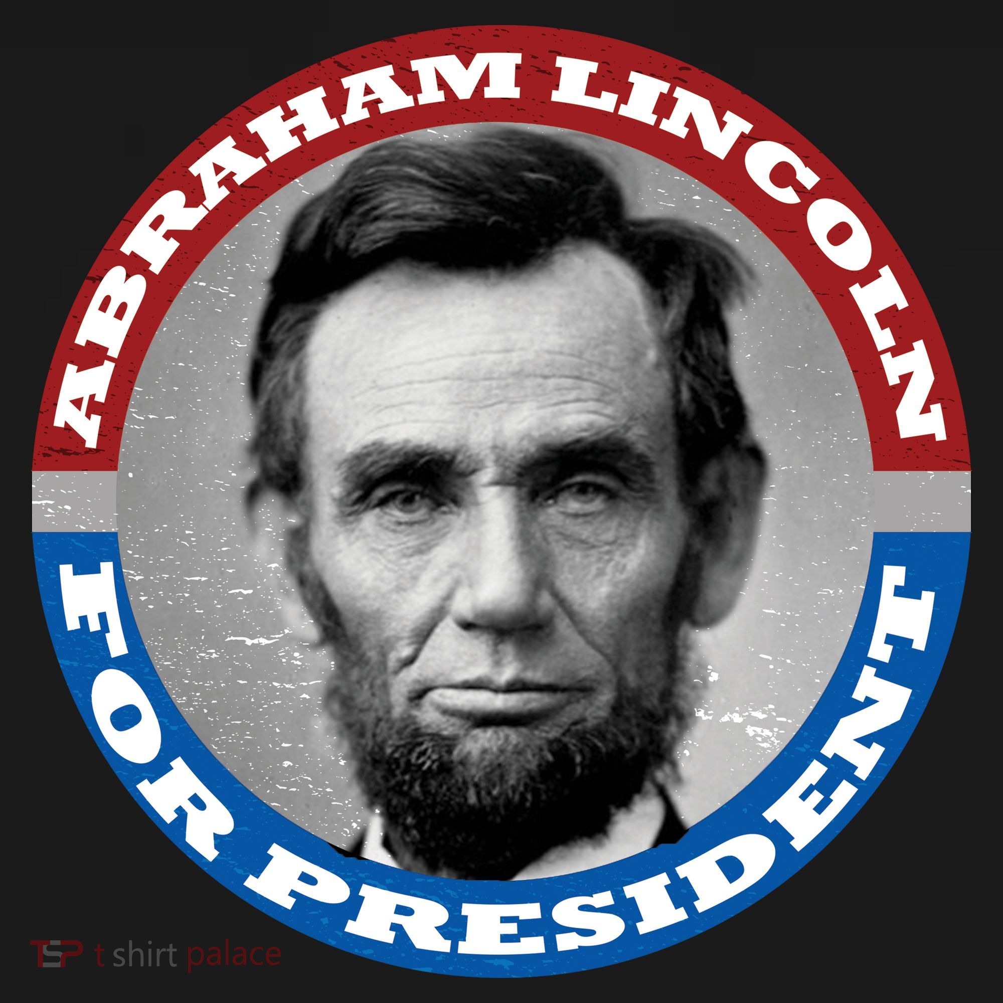 Abraham Abe Lincoln For President Retro USA-Made Doggie Bandana