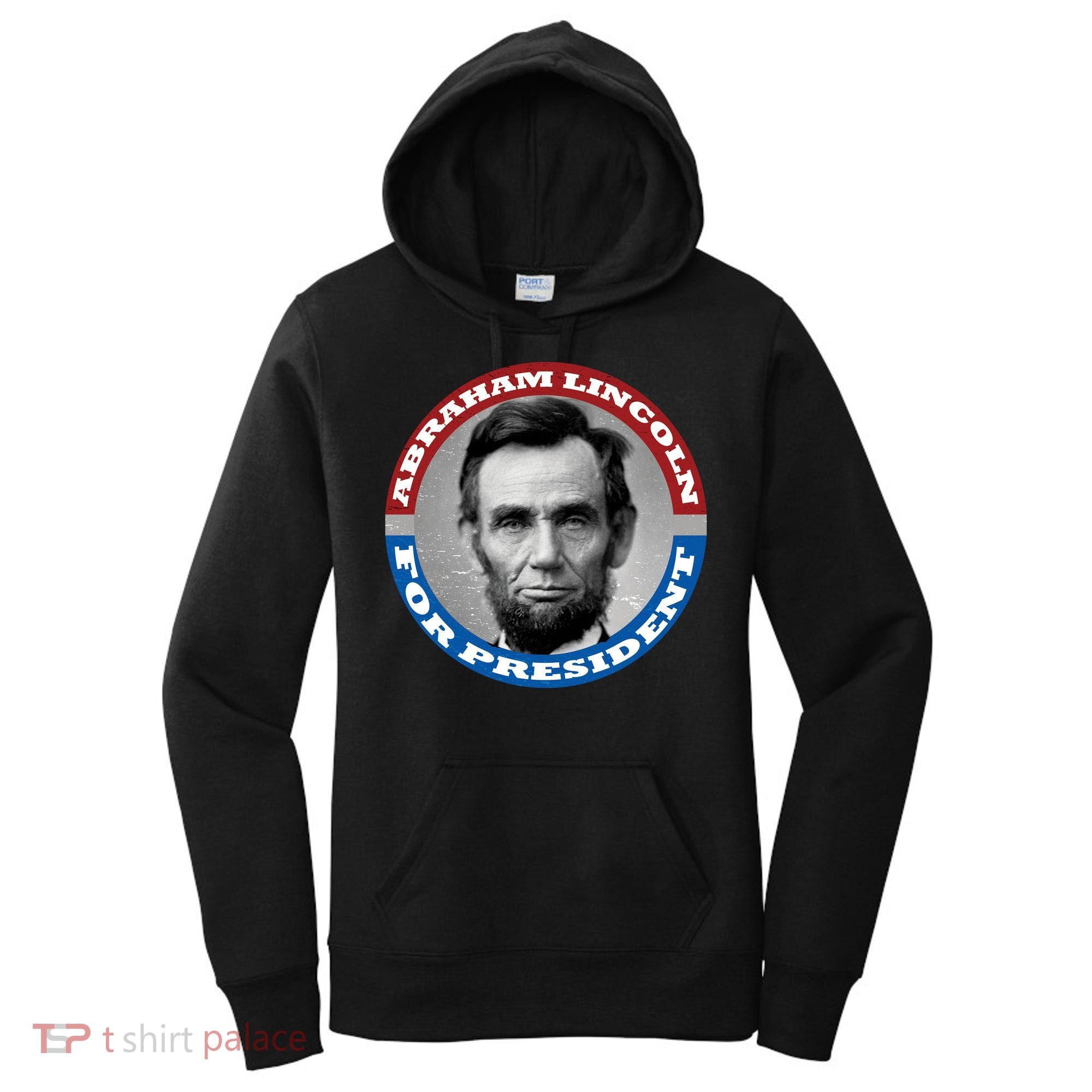 Abraham Abe Lincoln For President Retro Women's Hoodie