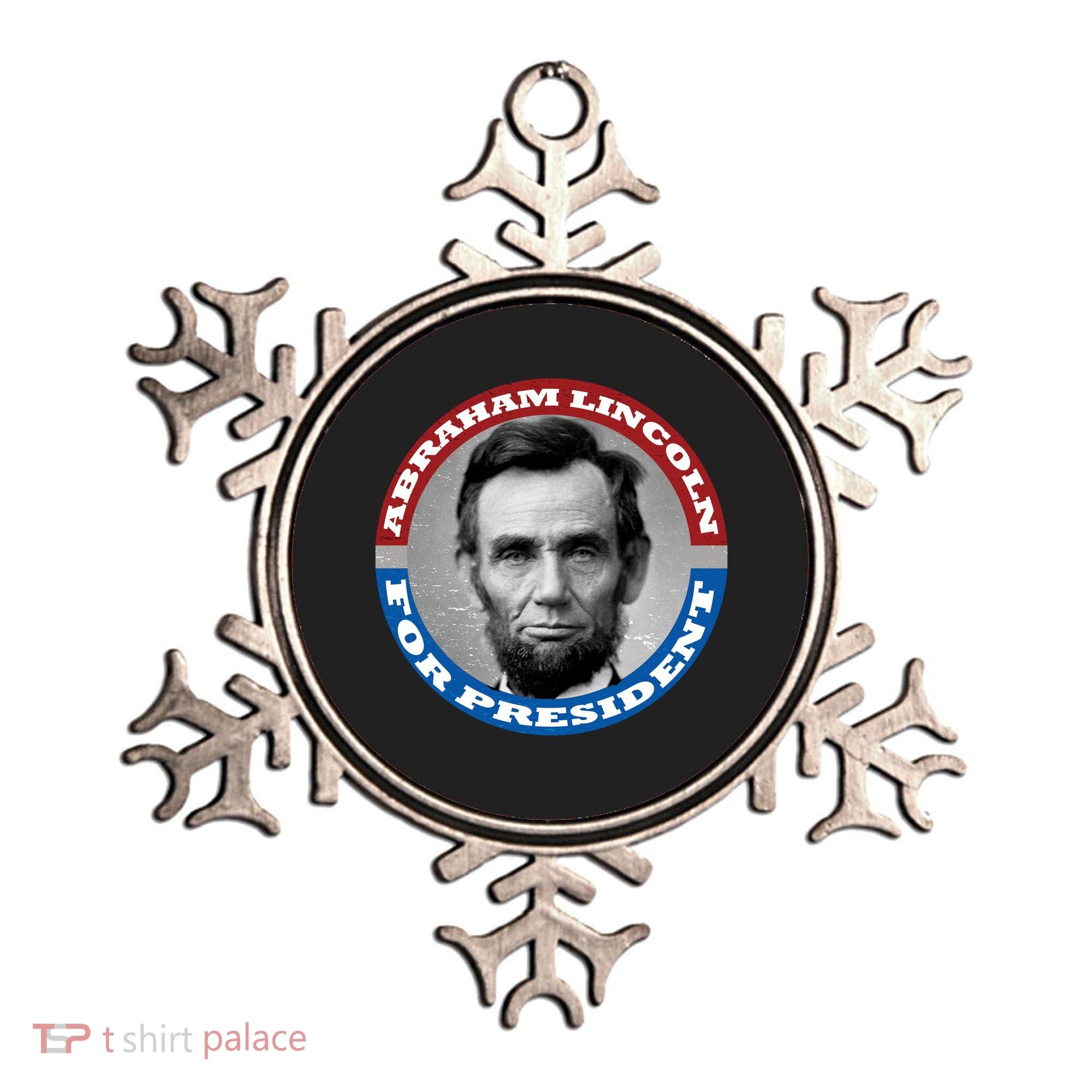 Abraham Abe Lincoln For President Retro Ornament