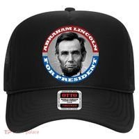 Abraham Abe Lincoln For President Retro Hat thumb 0