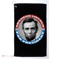 Abraham Abe Lincoln For President Retro Golf Towel thumb 0