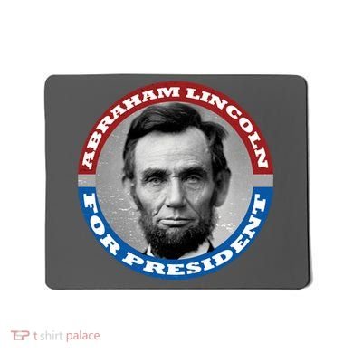 Abraham Abe Lincoln For President Retro Mousepad