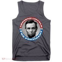 Abraham Abe Lincoln For President Retro Tank Top thumb 0