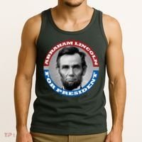 Abraham Abe Lincoln For President Retro Tank Top thumb 3