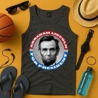 Abraham Abe Lincoln For President Retro Tank Top thumb 4