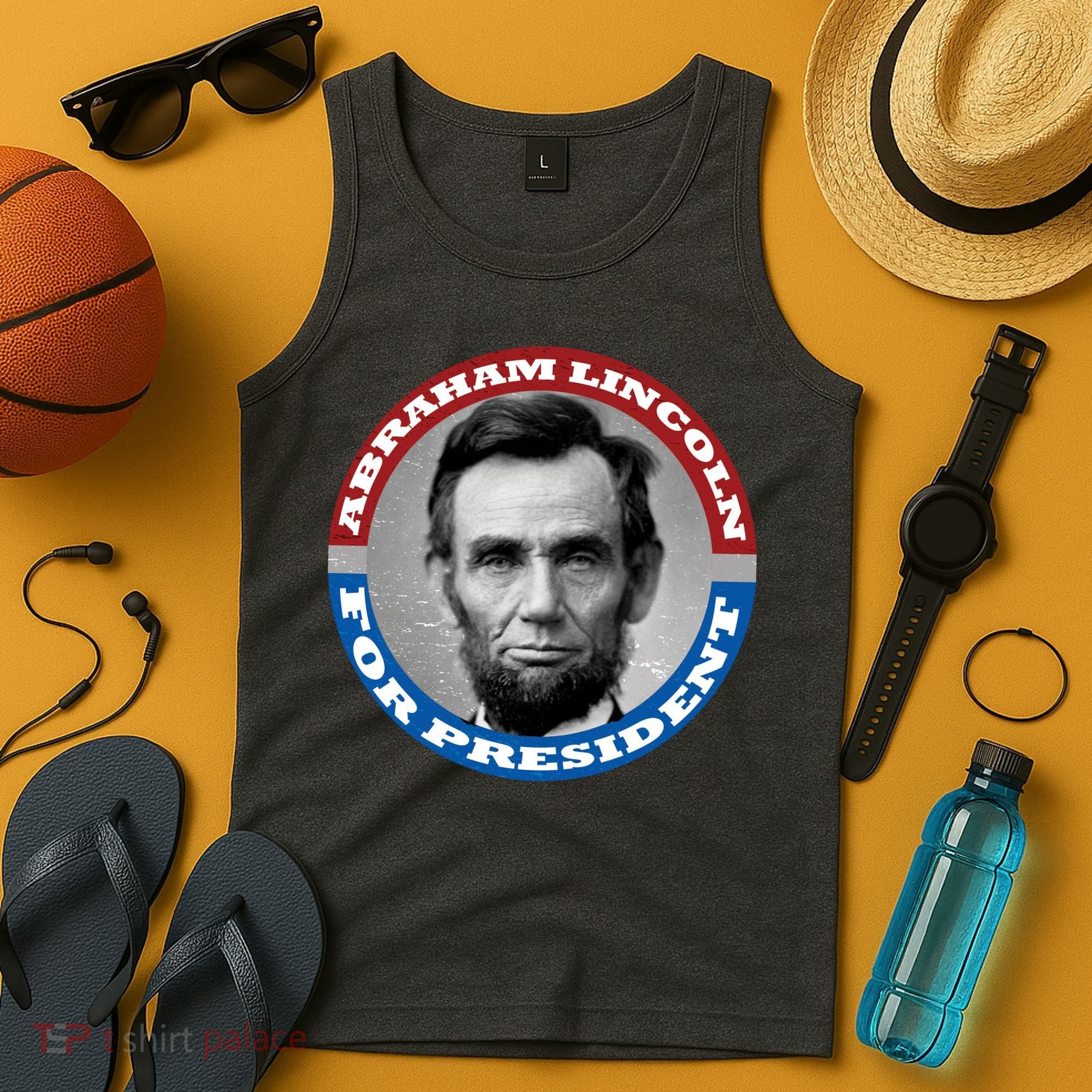 Abraham Abe Lincoln For President Retro Tank Top