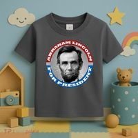 Abraham Abe Lincoln For President Retro Toddler T-Shirt thumb 3