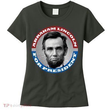 Abraham Abe Lincoln For President Retro Women's T-Shirt