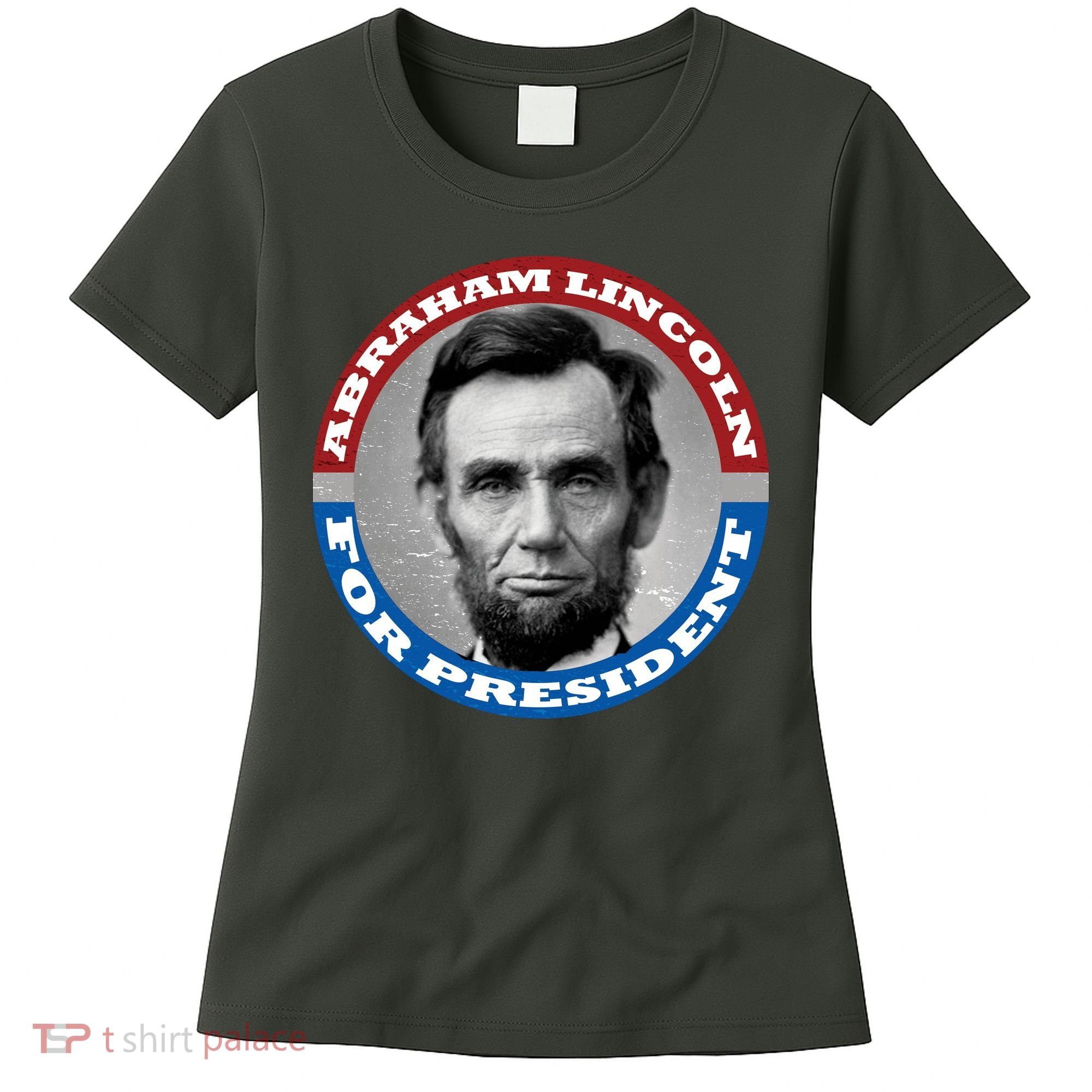 Abraham Abe Lincoln For President Retro Women's T-Shirt