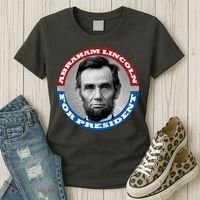 Abraham Abe Lincoln For President Retro Women's T-Shirt thumb 3