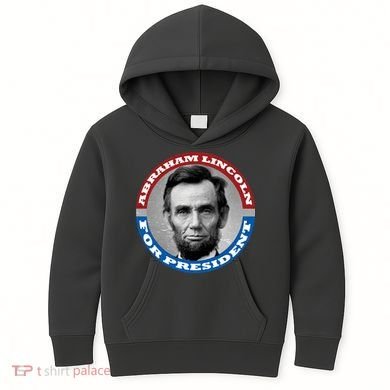 Abraham Abe Lincoln For President Retro Kids Hoodie
