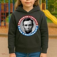 Abraham Abe Lincoln For President Retro Kids Hoodie thumb 3