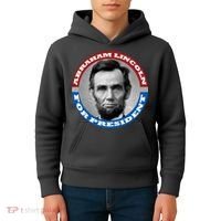 Abraham Abe Lincoln For President Retro Kids Hoodie thumb 4