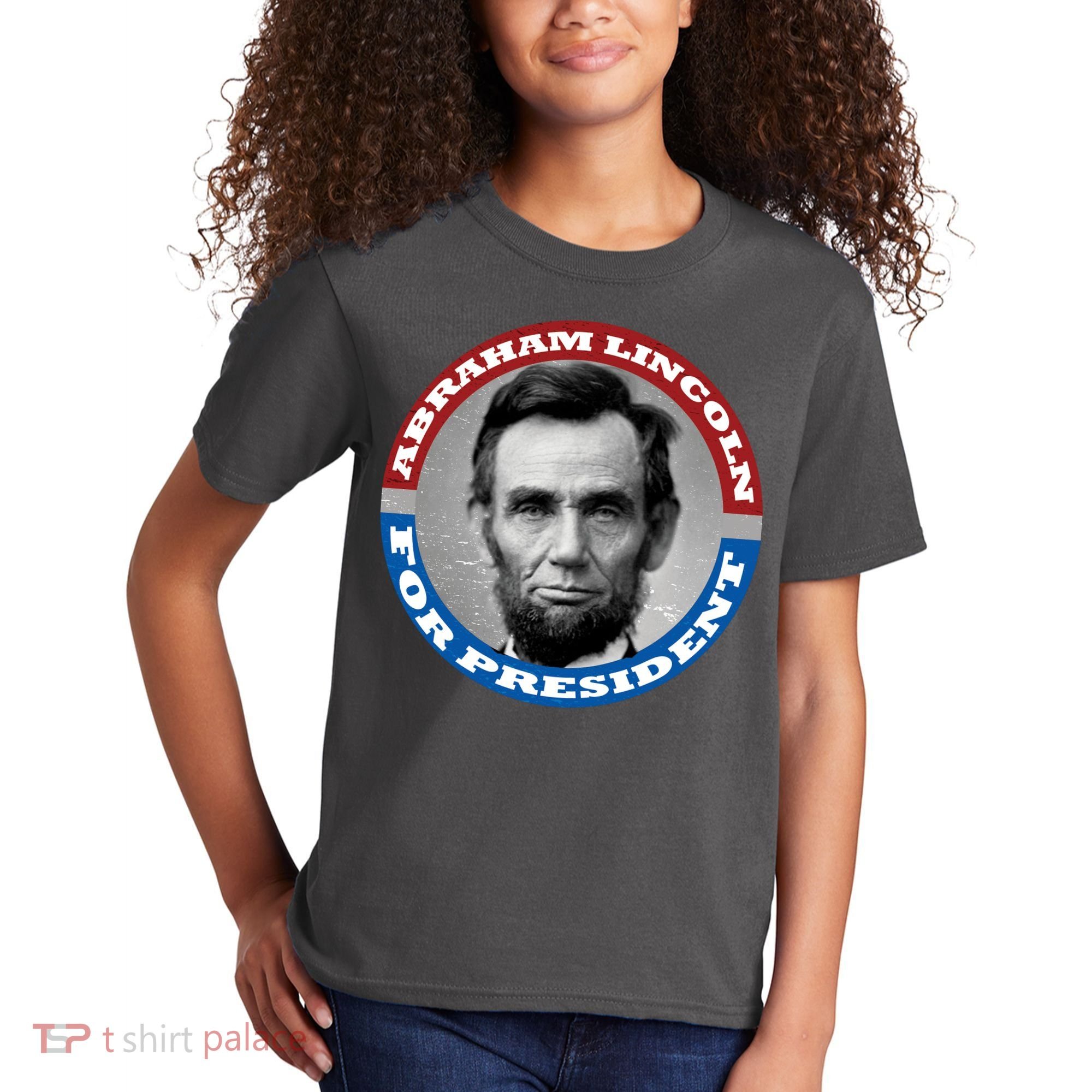 Abraham Abe Lincoln For President Retro Kids T-Shirt