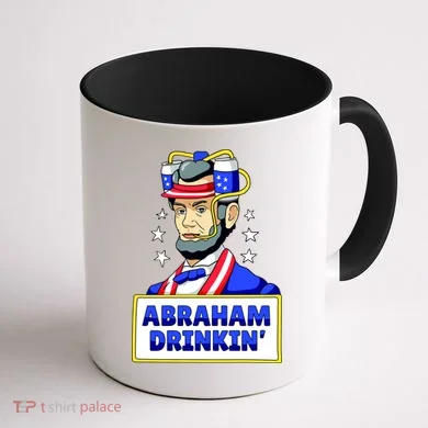 Abraham Drinkin Coffee Mug back