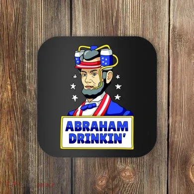 Abraham Drinkin Coaster