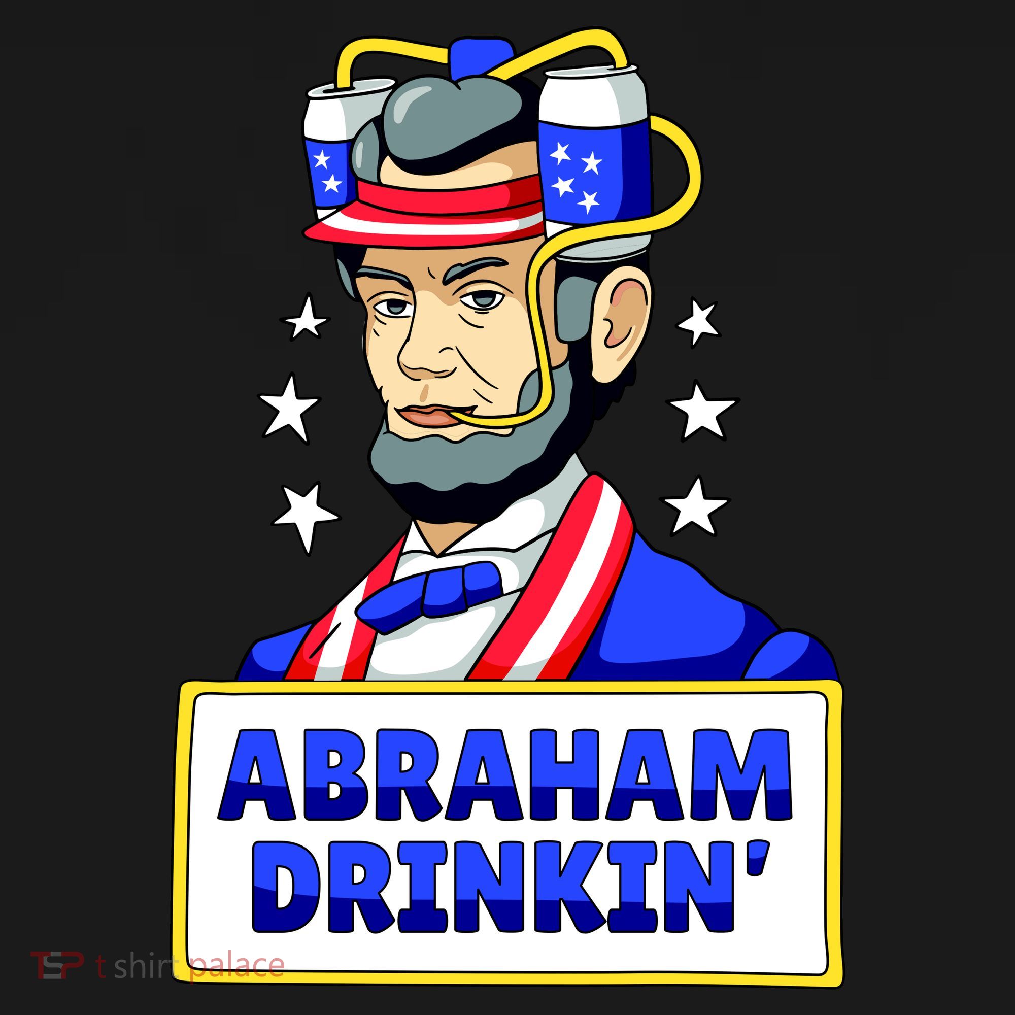 Abraham Drinkin Baby Bodysuit