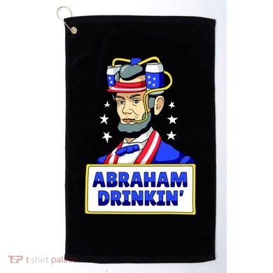 Abraham Drinkin Golf Towel