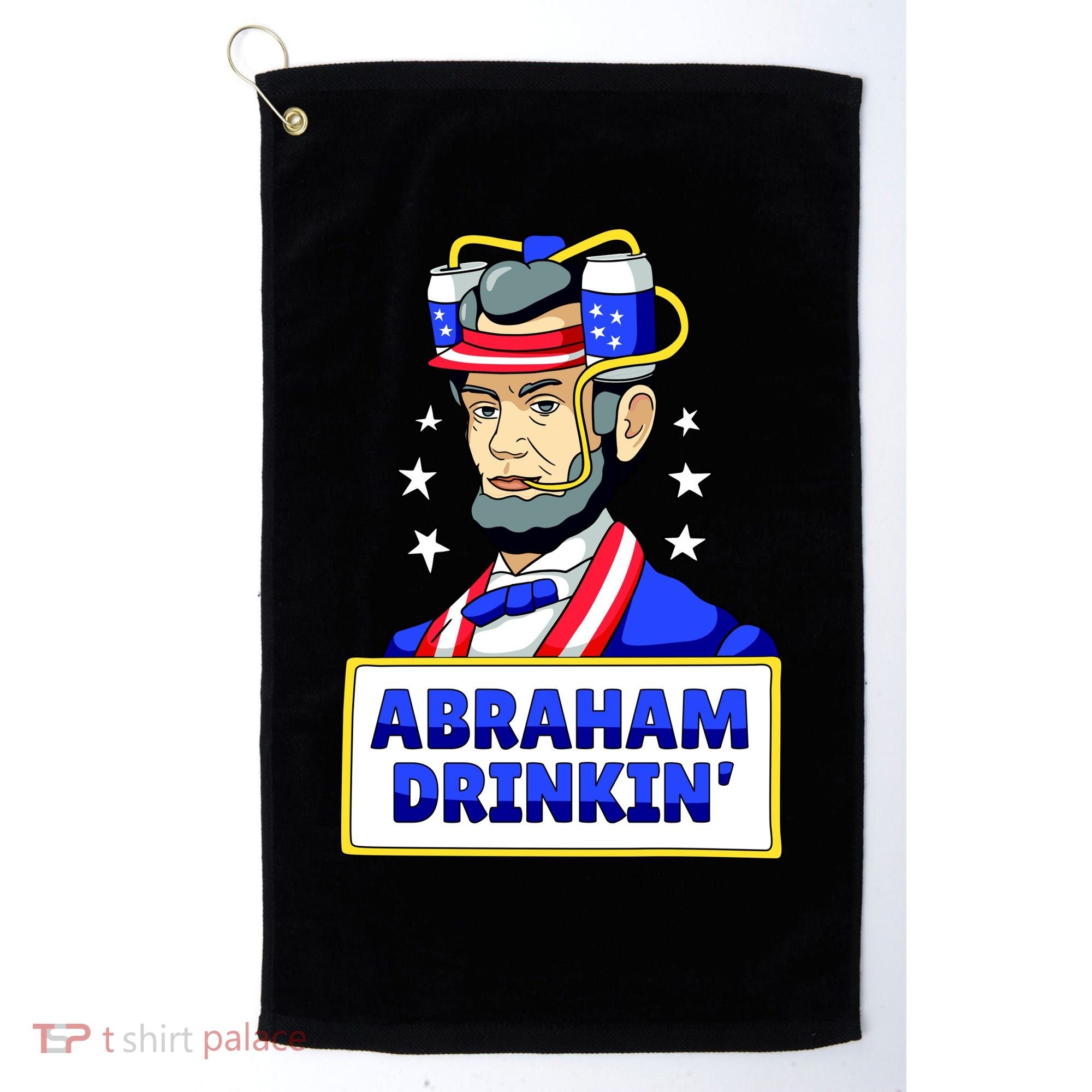 Abraham Drinkin Golf Towel