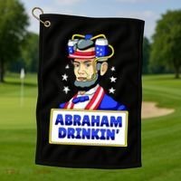 Abraham Drinkin Golf Towel thumb 1