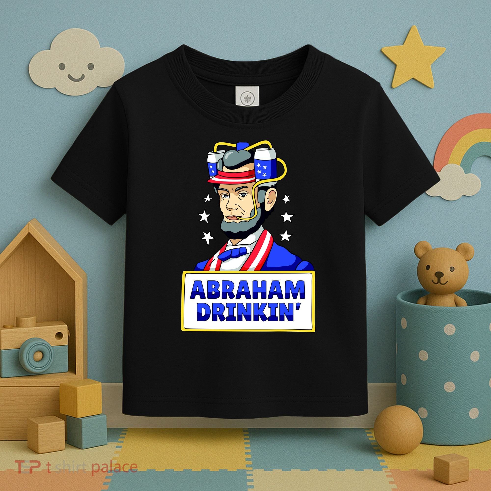 Abraham Drinkin Toddler T-Shirt