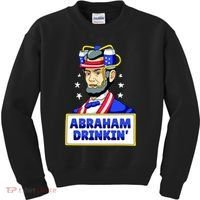 Abraham Drinkin Kids Sweatshirt thumb 0