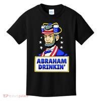 Abraham Drinkin Kids T-Shirt thumb 0