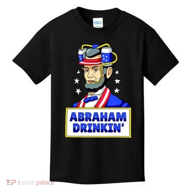 Abraham Drinkin Kids T-Shirt