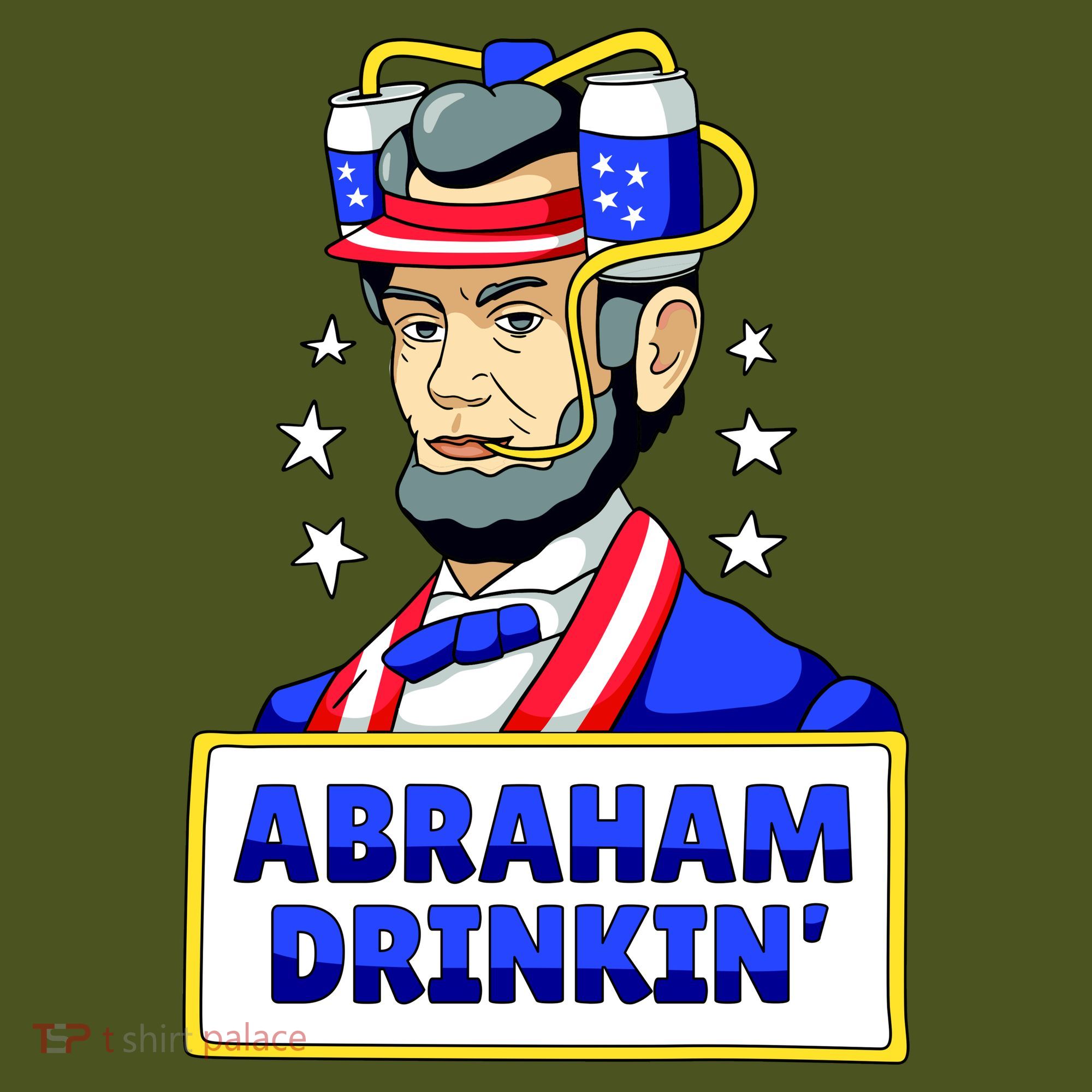 Abraham Drinkin Kids Hoodie