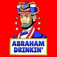 Abraham Drinkin Santa Hat thumb 1