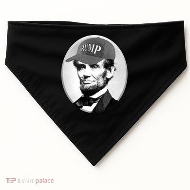 Abraham Lincoln For Trump USA-Made Doggie Bandana