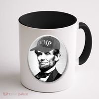 Abraham Lincoln For Trump Coffee Mug thumb 1