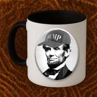 Abraham Lincoln For Trump Coffee Mug thumb 2
