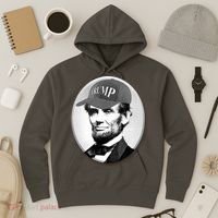 Abraham Lincoln For Trump Hoodie thumb 3